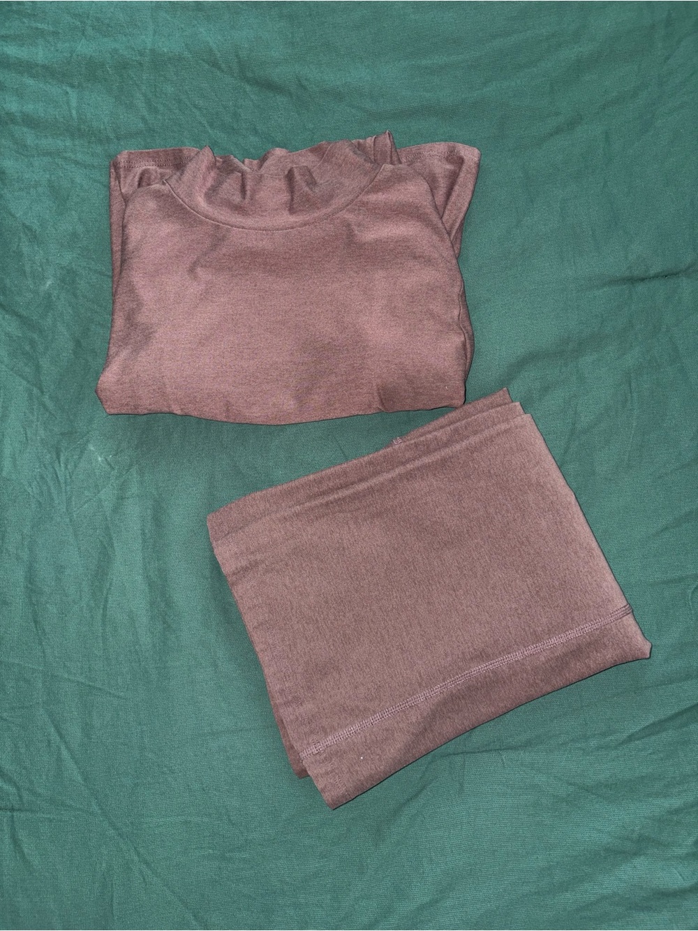 Beyond Yoga Ribbed Midi Skirt Set in Mauve